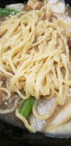 中華料理居酒屋みなみの平打ち麺