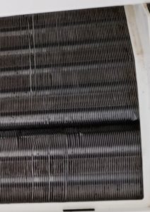 掃除後の熱交換器